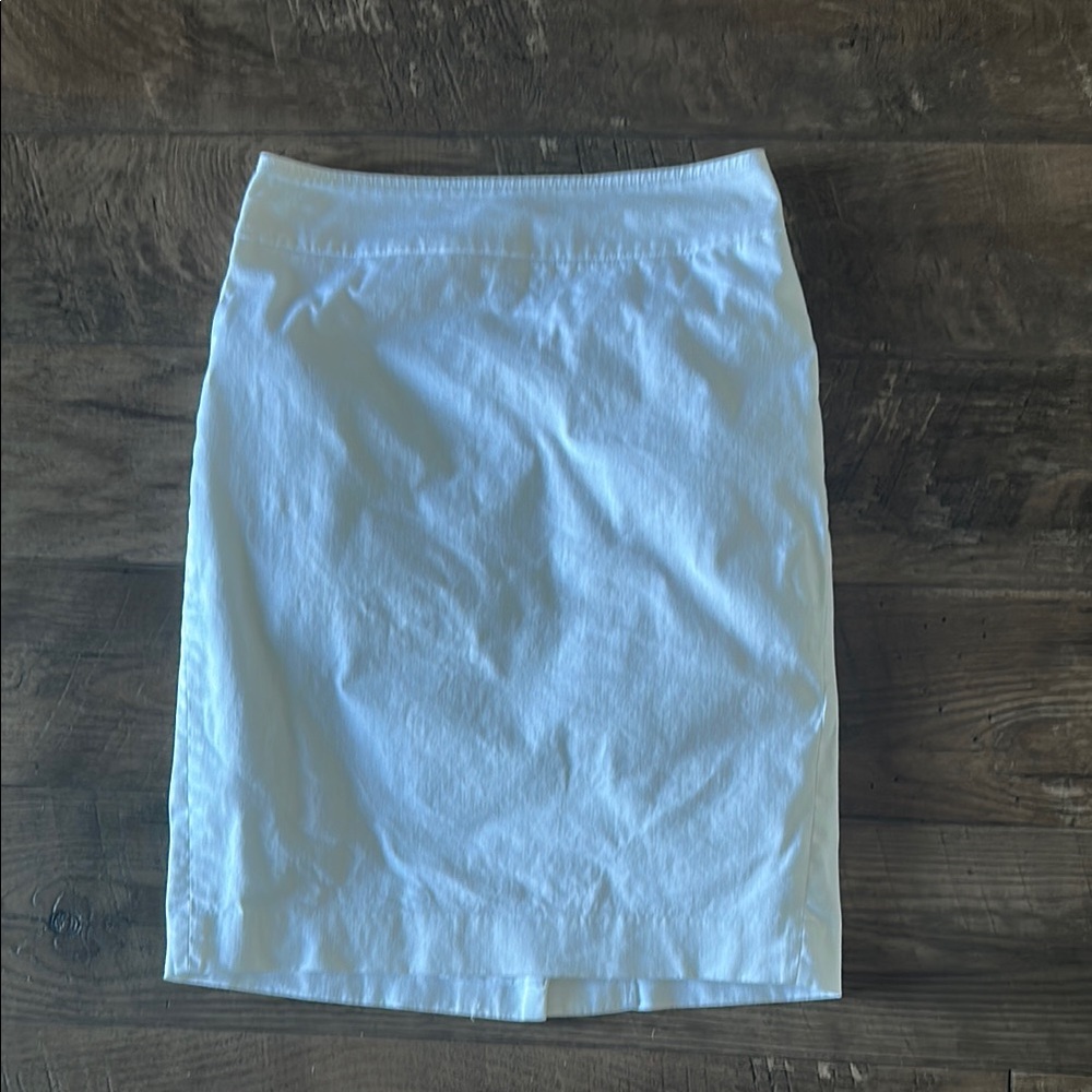 Ann Taylor white Pencil Skirt Knee-Length